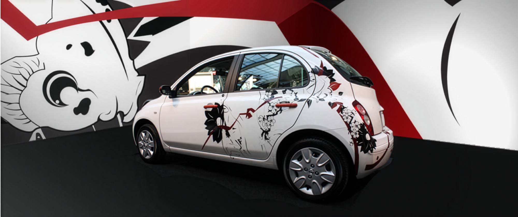 Nissan: artwork 02 koi on display