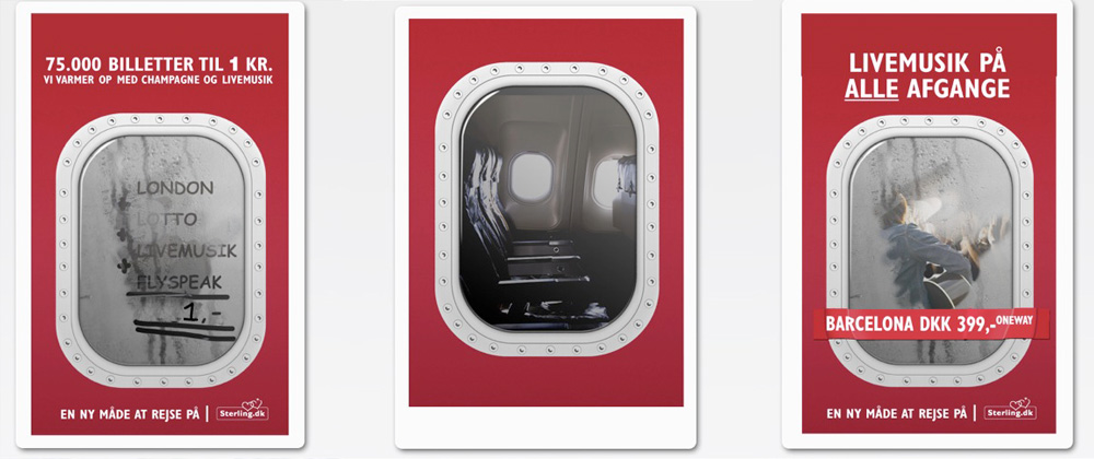 Sterling Airlines:  Various Posters