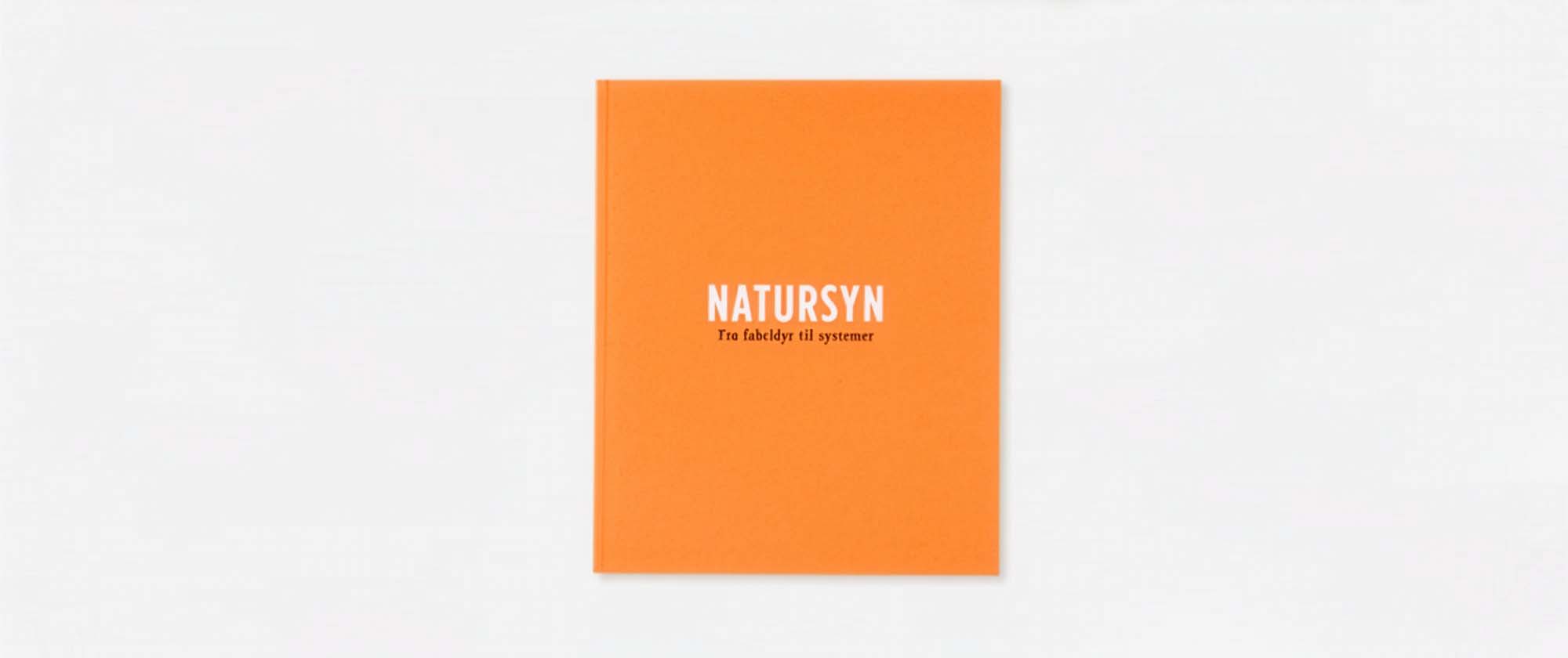Natursyn: book open