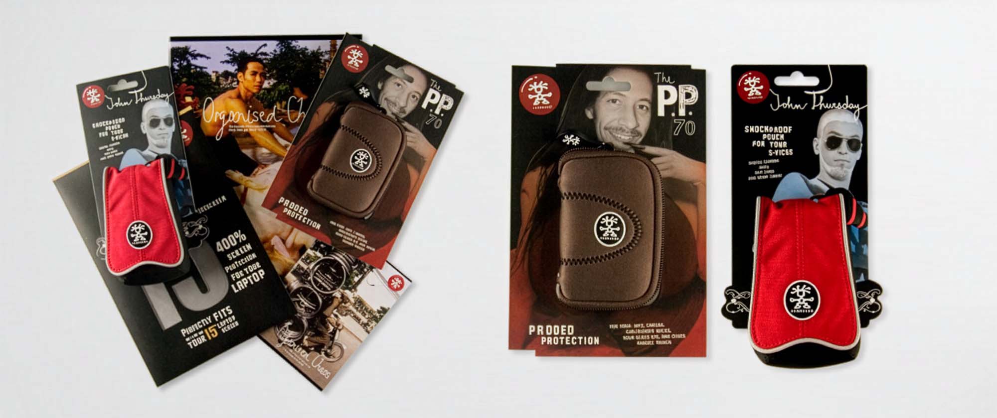 Crumpler Bags: packaging in use