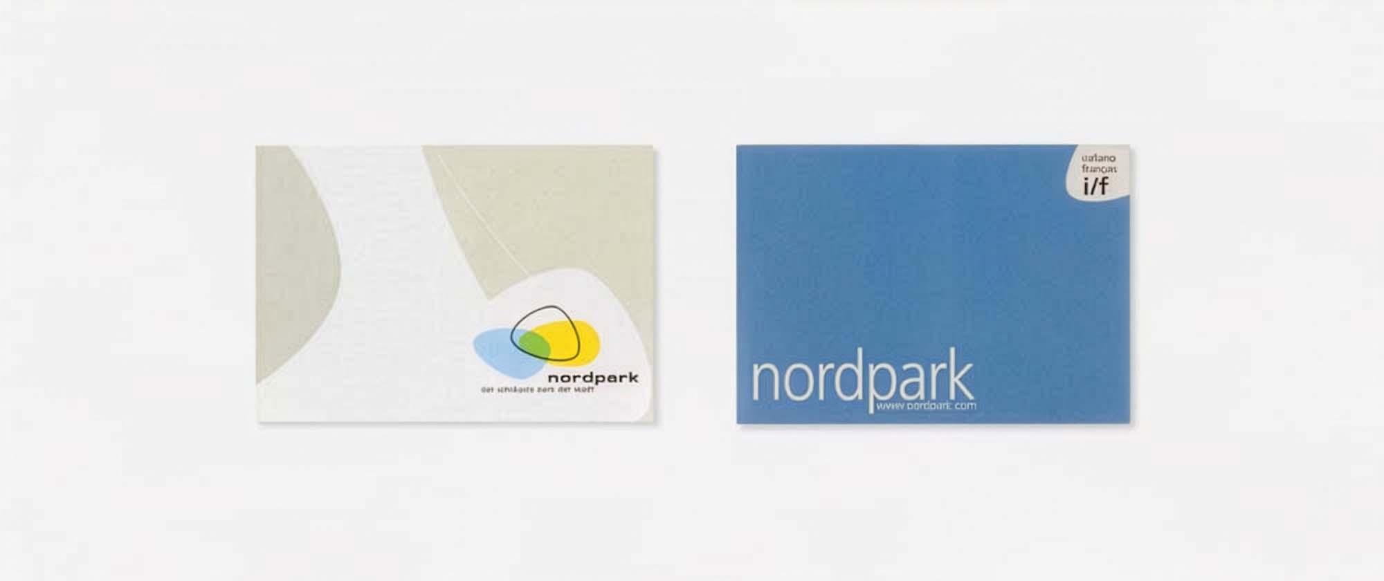 Nordpark: graphic on flyer