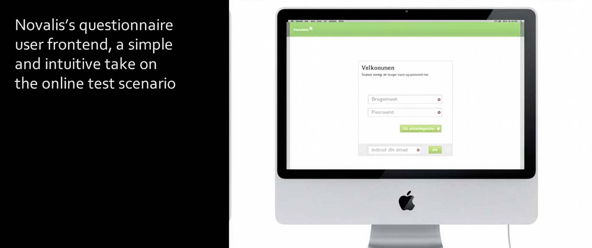 Novalis: Login form