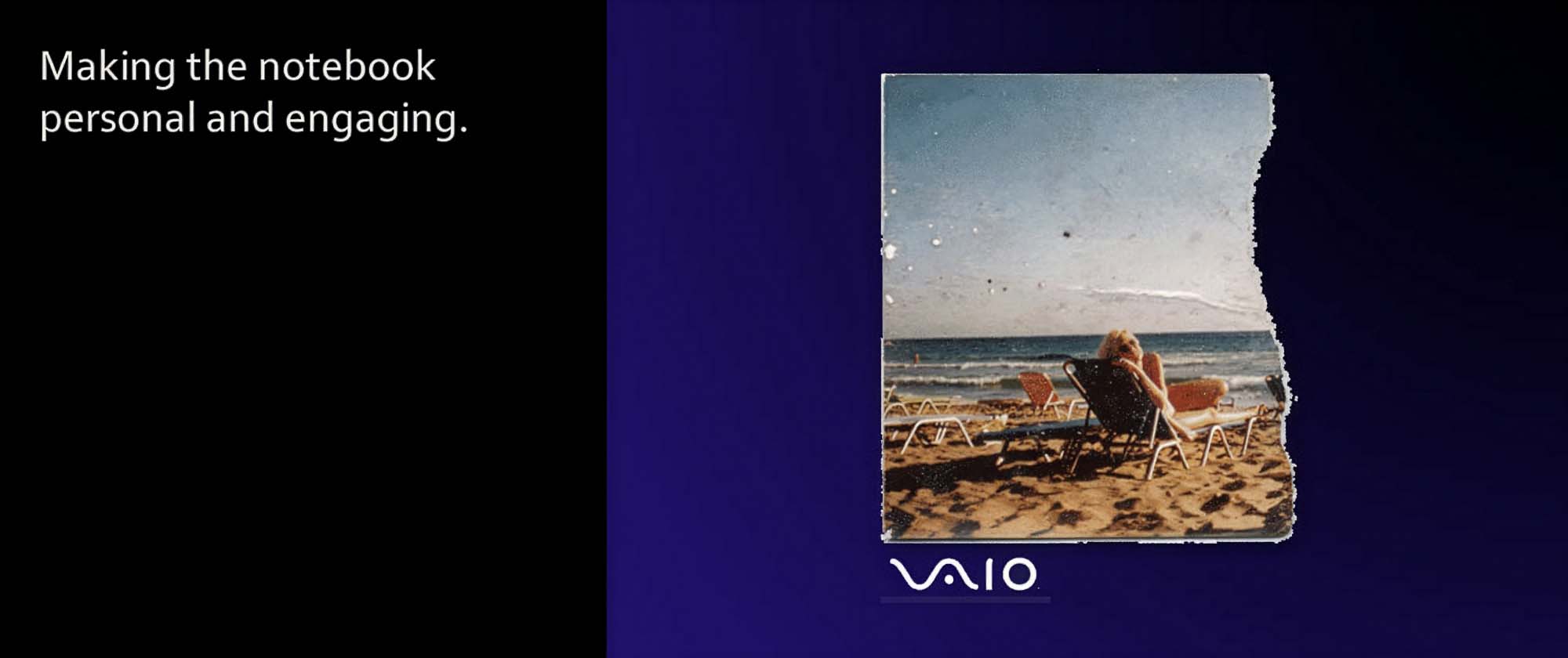 Sony Vaio: Personal story artwork