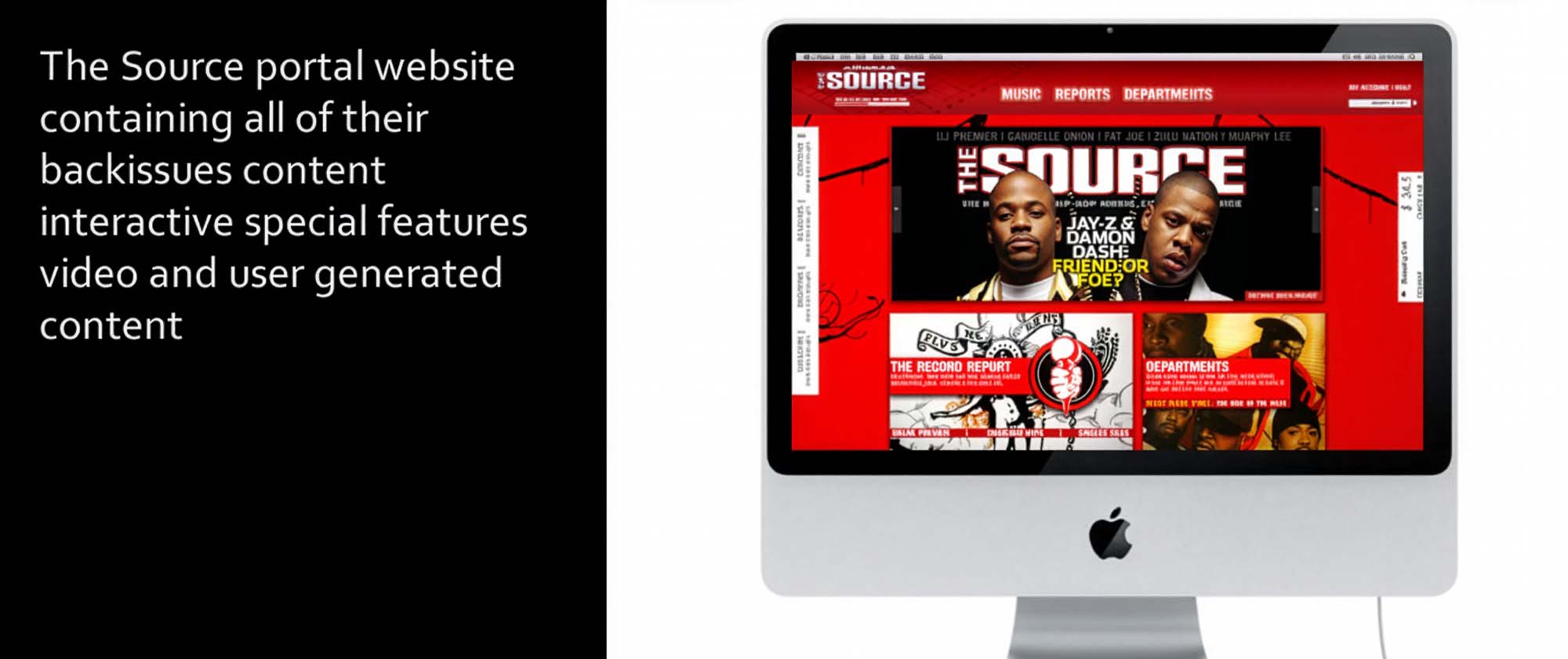 The Source: Music and magazine portal