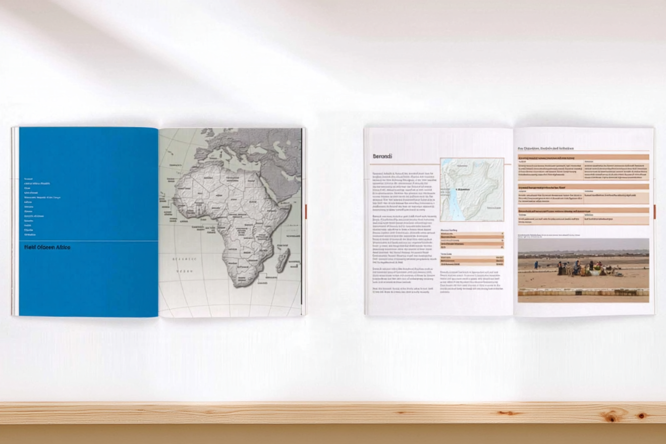 Office Of Humanitarian Affairs: Report spreads and country maps