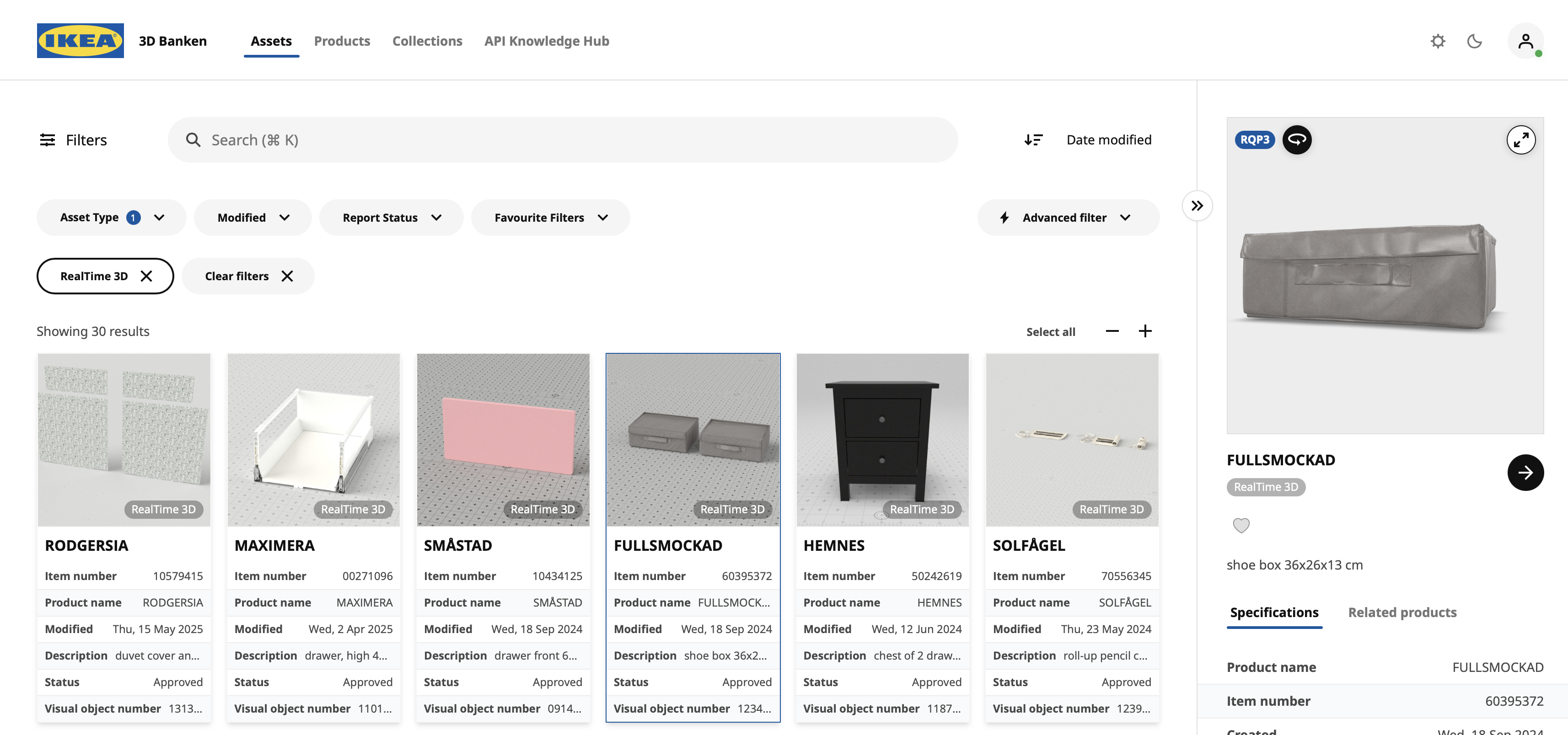 3D Banken — Asset discovery