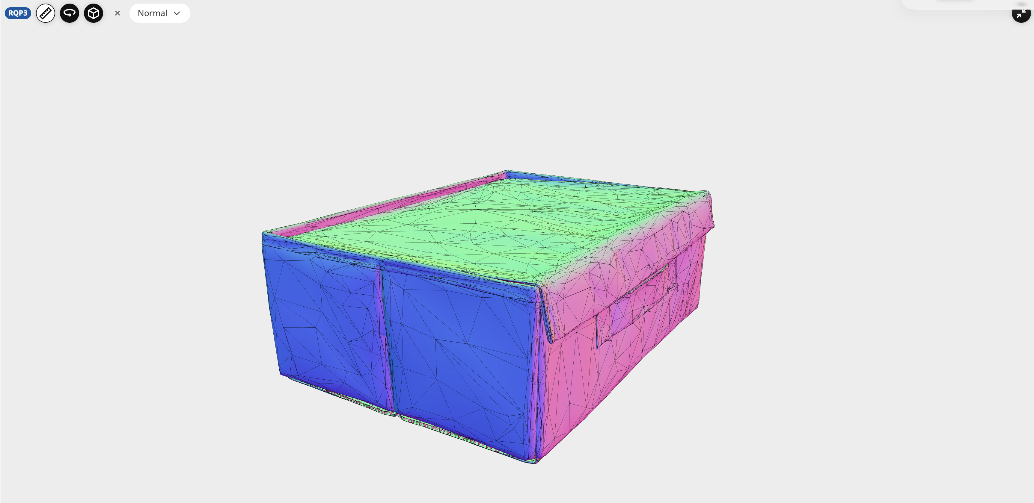 3D Banken — Surface normals