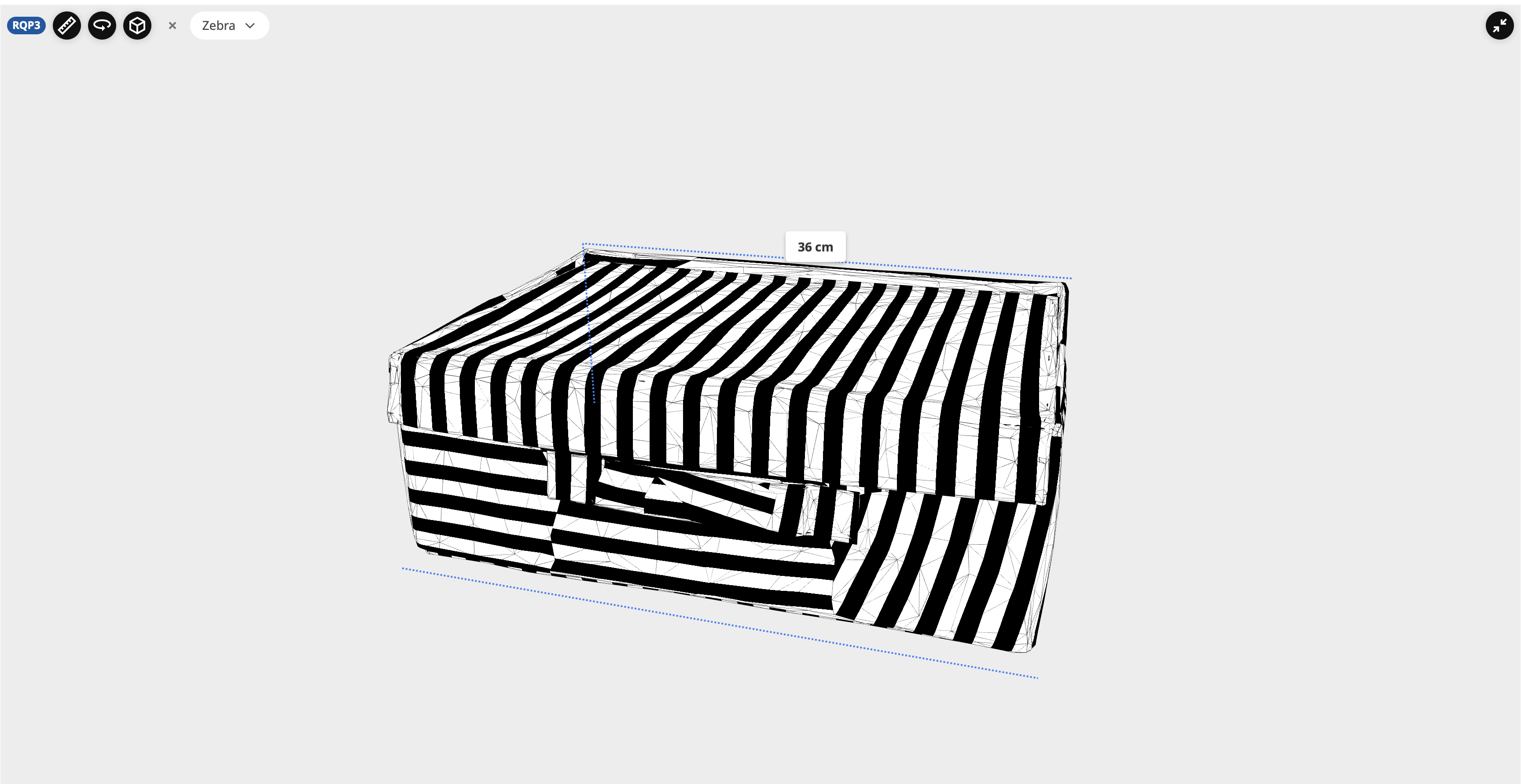 3D Banken — Zebra and measurement