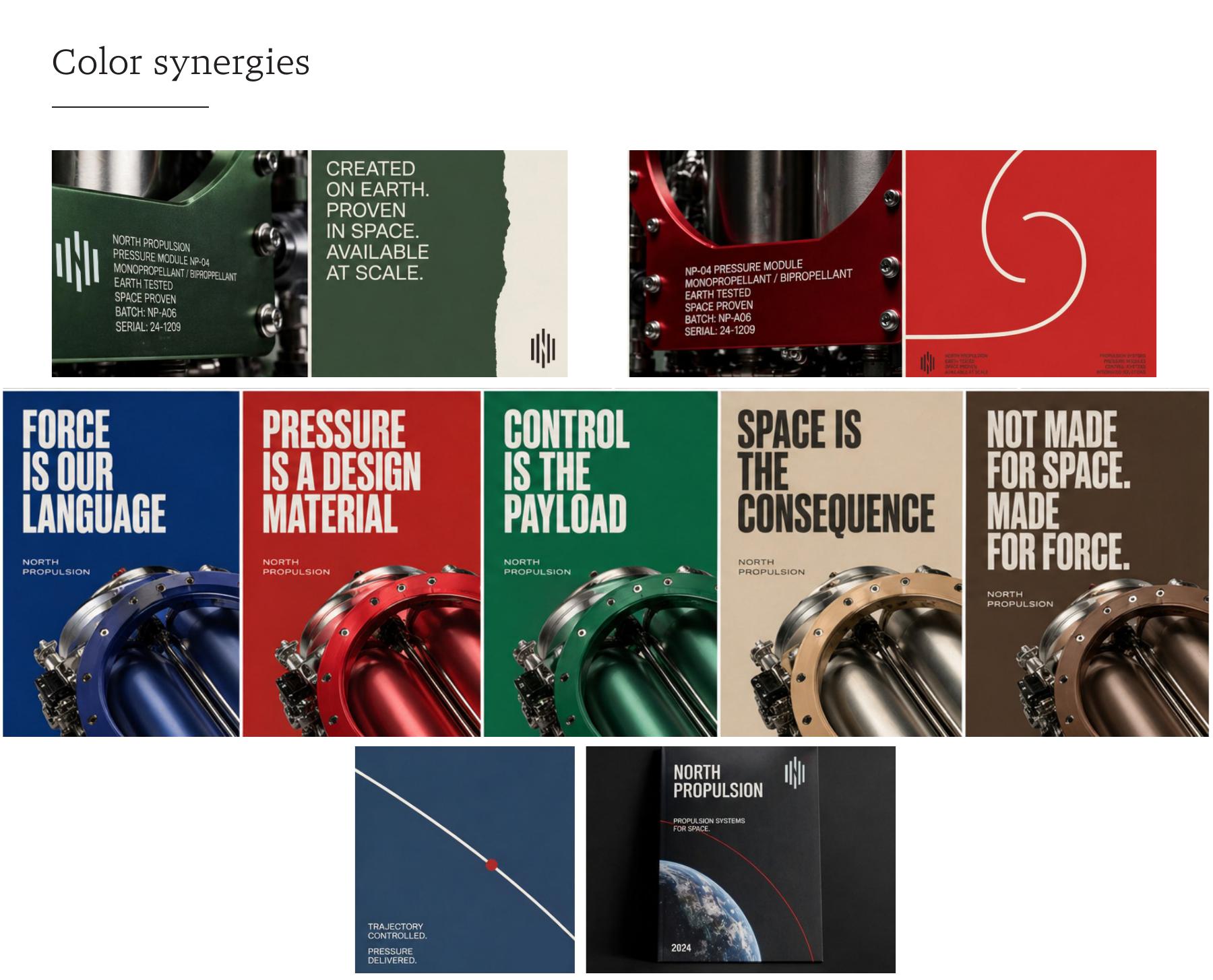 From the identity presentation: colour, context and language working together.