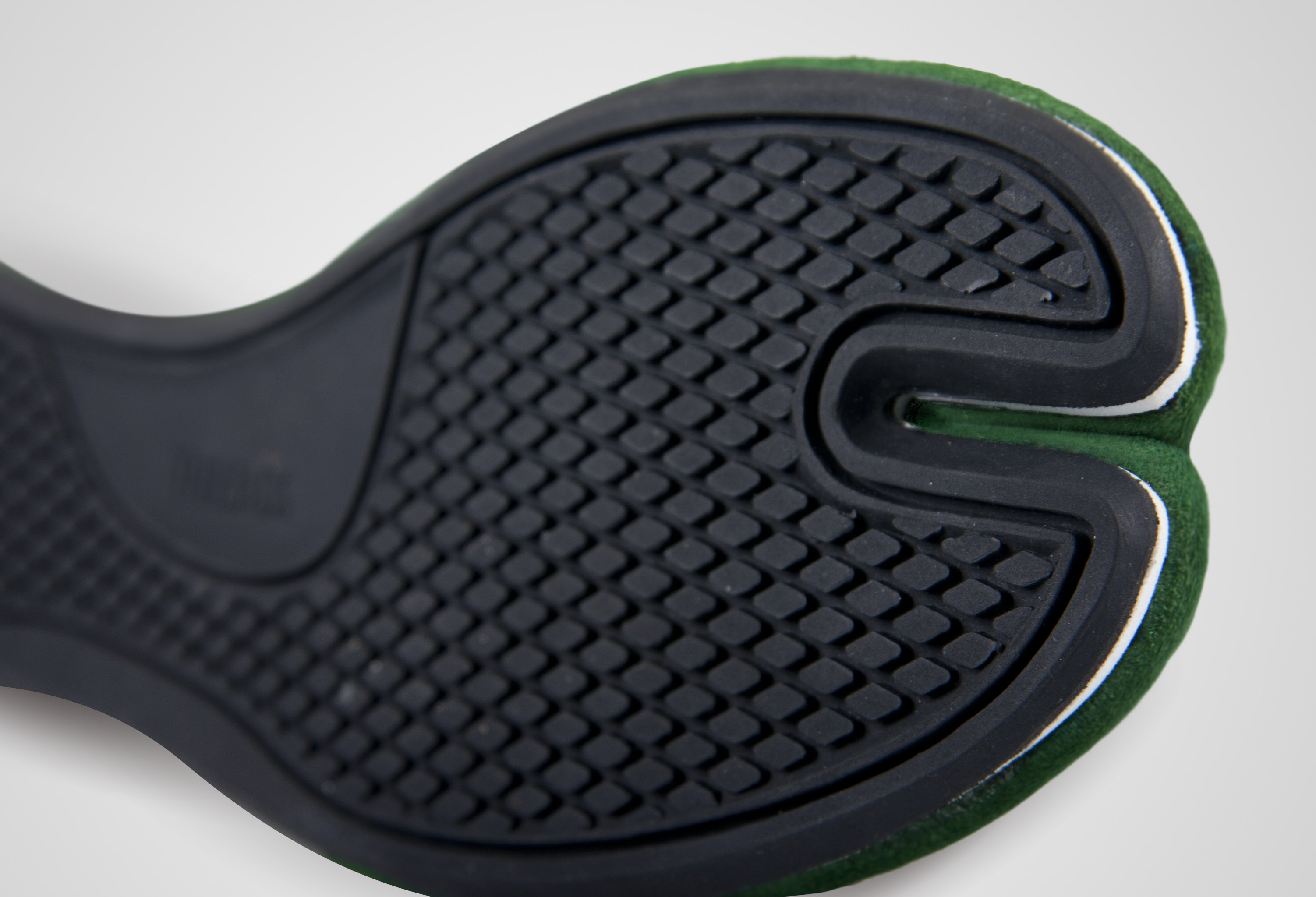 The outsole follows the divided toe.